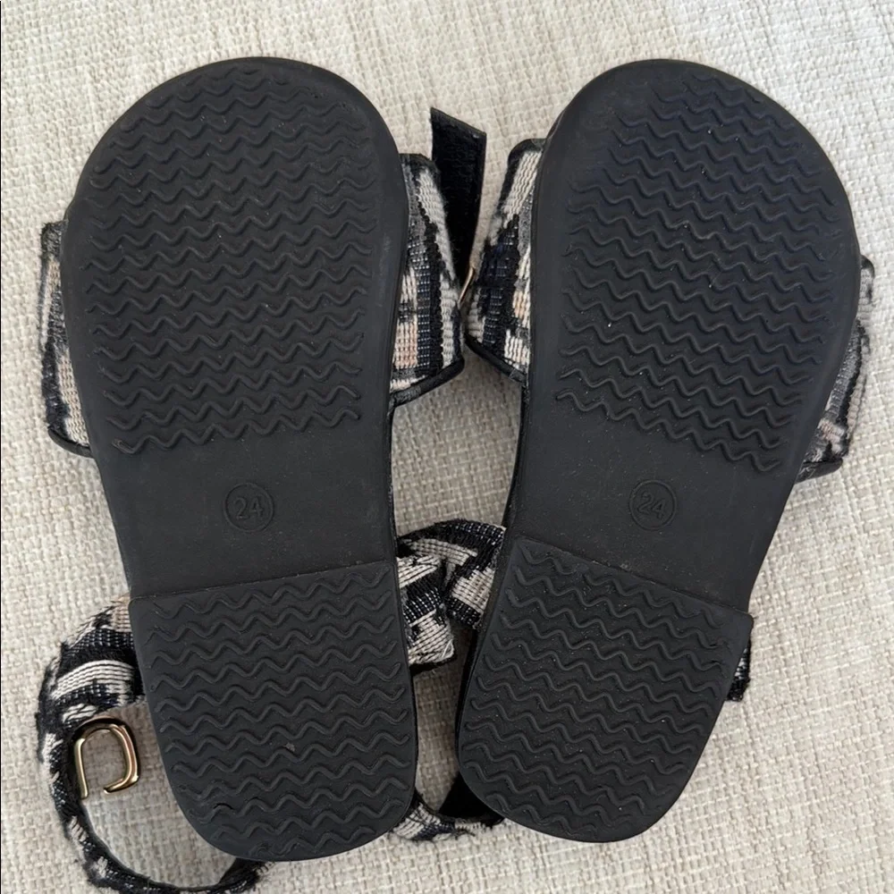 Dior Kids Black Sandals